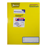 CUADERNO PROFESIONAL COSIDO COLOR 360 100 HJ RAYA NORMA MNK