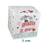 CAJA CUBO 6 PZS CJ601 SAN VALENTIN CREATIVOS