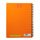 CUADERNO PROFESIONAL DOBLE ARGOLLA CLASICO 100 HJ DOBLE RAYA SCRIBE MNK