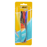 PLUMA CRISTAL BOLD COLORES SURTIDOS 1.6 3 PZ BIC MNK