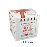 CAJA CUBO 4 PZS CJ701 SAN VALENTIN CREATIVOS