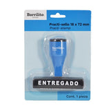 SELLO BASICO C/LEYENDA ENTREGADO PRACTISELLO 30005B GOBA BARRILITO