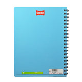 CUADERNO PROFESIONAL DOBLE ARGOLLA CLASICO 100 HJ DOBLE RAYA SCRIBE MNK