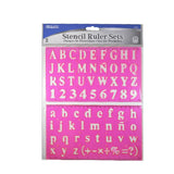 MOLDE DE LETRAS 2 PZ #305 BAZIC