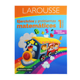 LIBRO EJERCICIOS Y PROBLEMAS MATEMATICOS 1 EDICIONES LAROUSSE MNK