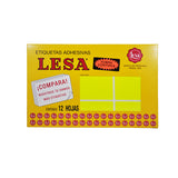 ETIQUETA CONTINUA #13 AMARILLO LESA