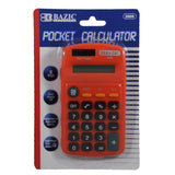CALCULADORA BASICA 8 DIGITOS 3009 BAZIC MNK