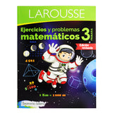 LIBRO EJERCICIOS Y PROBLEMAS MATEMATICOS 3 EDICIONES LAROUSSE MNK
