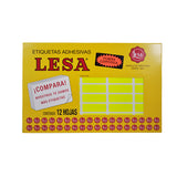 ETIQUETA CONTINUA #06 AMARILLO LESA