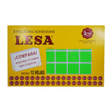 ETIQUETA NO CONTINUA #05 VERDE LESA