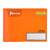 CUADERNO ITALIANO COSIDO COLOR 360 100 HJ DOBLE RAYA NORMA MNK