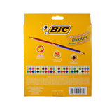 COLORES MADERA DOBLES LARGOS 24 PZS BIC MNK