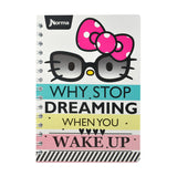 CUADERNO FRANCES DOBLE ARGOLLA HELLO KITT 100 HJ RAYA NORMA MNK