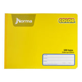 CUADERNO ITALIANO COSIDO COLOR 360 100 HJ DOBLE RAYA NORMA MNK