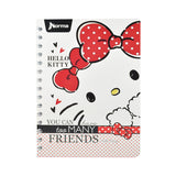 CUADERNO FRANCES DOBLE ARGOLLA HELLO KITT 100 HJ RAYA NORMA MNK