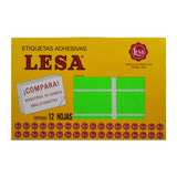 ETIQUETA NO CONTINUA #24 VERDE LESA