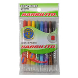 CRAYON GIRABLE BARRILITO 8 PZ CRY8 GOBA BARRILITO MNK
