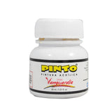 PINTURA ACRILICA 30 ML BLANCO DE TITANIO 701 PINTO DISTRIBUIDORA