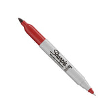 MARCADOR SHARPIE TWIN DOBLE PUNTA ROJO NEWELL BEROL