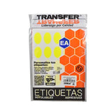 ETIQUETA PARA OFERTAS AMARILLO 175 PZ TRANSFER