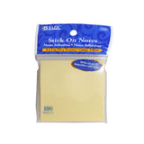 NOTAS ADHESIVAS AMARILLO 3X3 5104 BAZIC