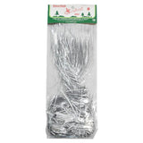 LLUVIA METALICA 70 CM NAVIDAD PLATA NAVIARBOL