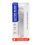 REPUESTO NAVAJA CUTTER 18MM 8 PZ 142 BAZIC