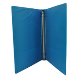 CARPETA 1/2 PULGADA C/MICA TURQUESA 4105 BAZIC MNK