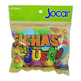 FICHAS POKER 5 COLORES SURTIDOS 100 PZ JOCAR MNK