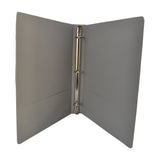 CARPETA 1 PULGADA C/MICA GRIS 4121 BAZIC MNK