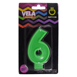 VELA PASTEL CARAMELO MIX NUM 6 FABRICAS SELECTAS