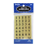 NUMEROS ADHESIVOS 378 PZ 3809 BAZIC