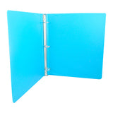 CARPETA 1 PULGADA C/MICA TURQUEZA 4125 BAZIC MNK