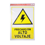 LETRERO ACRILICO 1 CARA 30X20 ALTO VOLTAJE SEÑALES
