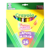 COLORES MADERA LARGOS 24 PZ 68-4024 CRAYOLA MNK