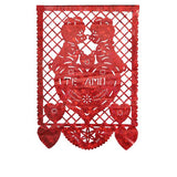 ESTANDARTE METALICO TE AMO #30 174 SAN VALENTIN PLANNING