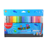 MARCADOR ESCOLAR OCEAN 24 PZ MAPED MNK