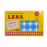 ETIQUETA NO CONTINUA #22 AZUL LESA