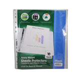 PROTECTOR HOJAS GRUESO 10 PZ 2132  BAZIC MNK