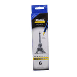 LAPIZ DIBUJO 6 PZ 744 BAZIC