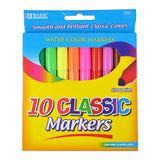 MARCADOR ESCOLAR GRUESOS BAZIC 10 PZ 1223 BAZIC MNK
