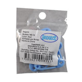 SEGURO PLASTICO BABY SHOWER NS-14 AZUL 12 PZ BRIDGECO