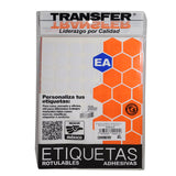 ETIQUETA BASICA CONTINUA # 28 BLANCA TRANSFER