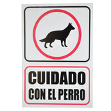 LETRERO ACRILICO 25X33 PERRO BRAVO LETREROS