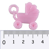 CARREOLA PLASTICO BABY SHOWER NS-16 ROSA 24 PZ BRIDGECO