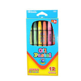 COLORES GIS OIL PASTEL JUMBO 12 PZ 2550 BAZIC