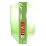 CARPETA 1 1/2 PULGADA C/MICA VERDE LIMON 4144 BAZIC