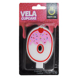 VELA PASTEL CUPCKAE NUM 0 ROSA FABRICAS SELECTAS