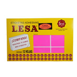 ETIQUETA CONTINUA #13 ROSA LESA