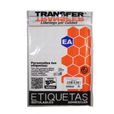 ETIQUETA BASICA CONTINUA # 11 BLANCA TRANSFER